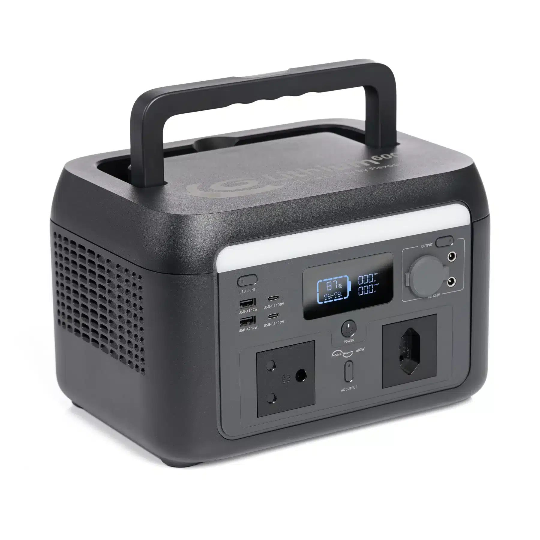 Lithium600 Portable Power Station By Flexopower – Wolf Customs | 4x4 Accessories and Fitment LITHIUM600 PORTABLE POWER STATION BY FLEXOPOWER