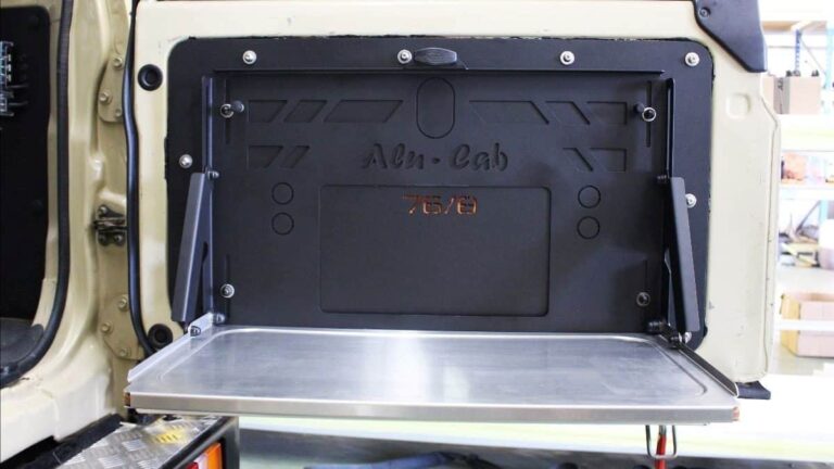 Rear Drop Down Table