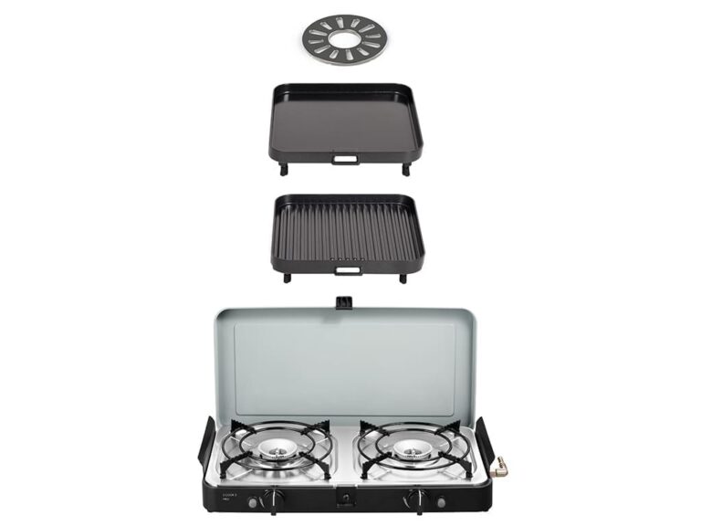 2 Cook 3 Pro Deluxe/ Portable 3 Piece/ Gas Barbeque/ Camp Cooker