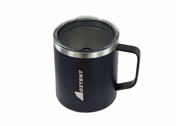 Oztent Alpine Double-Walled Insulated Coffee Cup - Black
