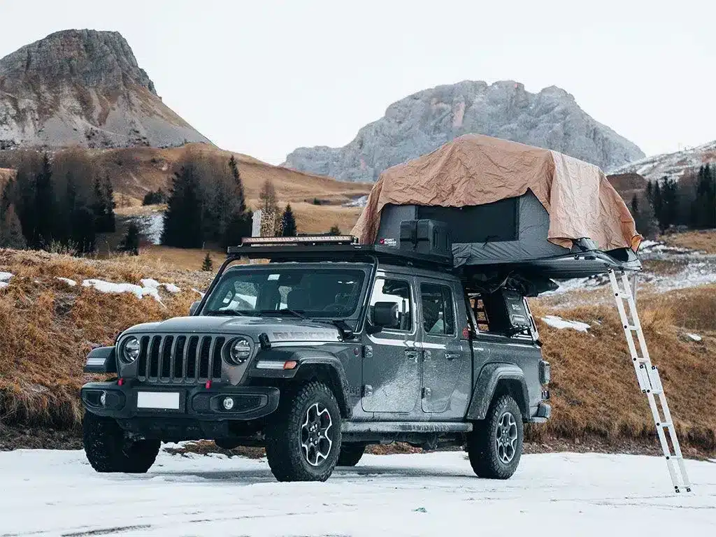 krjg014t_06ls – Wolf Customs | 4x4 Accessories and Fitment Jeep Gladiator JT (2019-Current) Extreme Slimline II Roof Rack Kit
