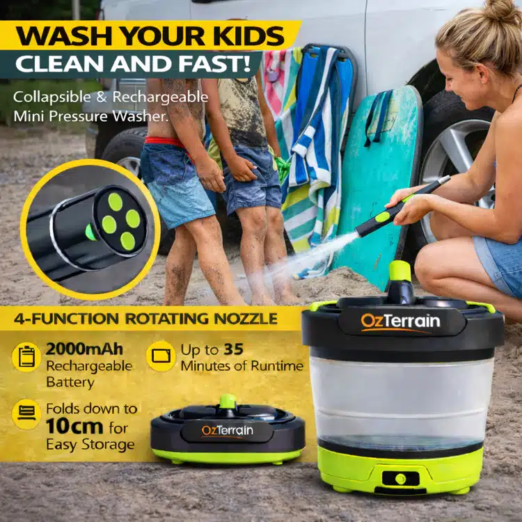 Rechargeable Pressure Washer – Wolf Customs | 4x4 Accessories and Fitment Rechargeable Pressure Washer