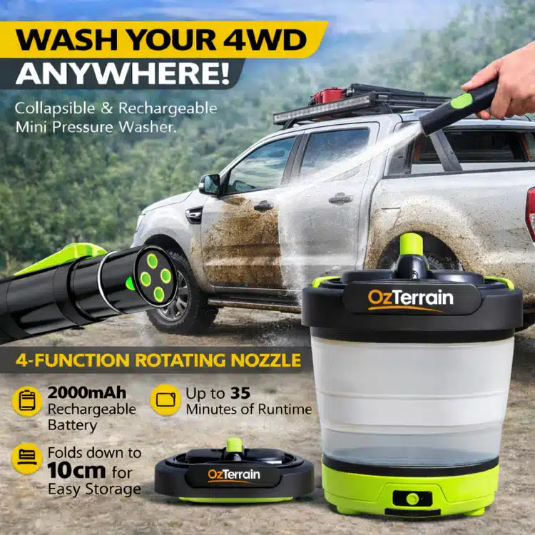 Rechargeable Pressure Washer – Wolf Customs | 4x4 Accessories and Fitment Rechargeable Pressure Washer