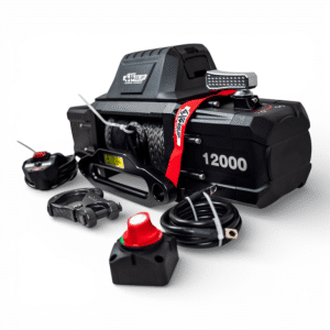 Winch 12000lbs + Synthetic cable + Cut off