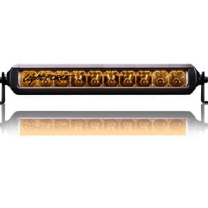 10″ Single Row Viper Amber LED Light Bar